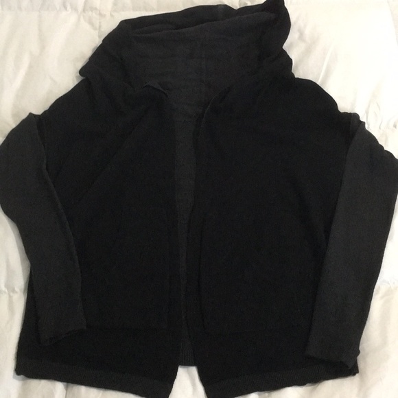 lululemon athletic Sweaters - Lululemon reversible cardigan black and grey